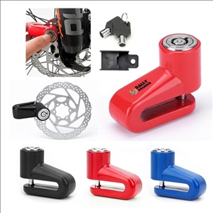 Motorcycle Bike Anti-Theft Wheel Disc Brake Lock With 2 Keys
